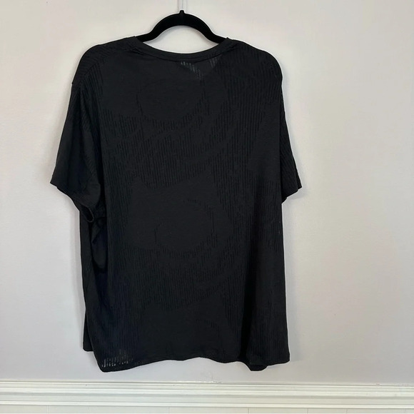 Reebok Women’s Black Speed-Wick Burnout Athletic Short Sleeve Top Size 3X NWT - Picture 8 of 8
